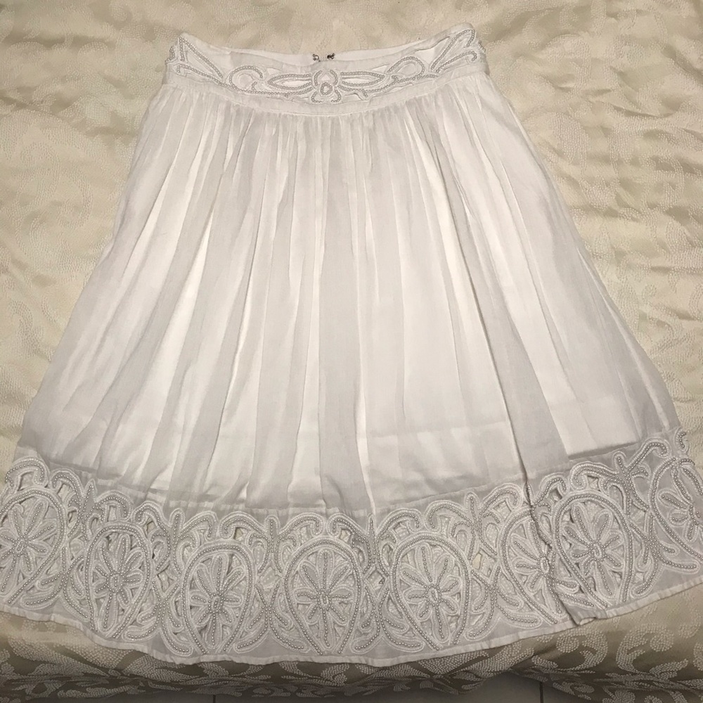 Alice + Olivia beaded midi skirt